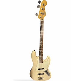 Used 1999 Fender Player Jazz Bass Olympic White Electric Bass Guitar