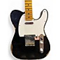 Used 2022 Fender CUSTOM SHOP 1959 CUSTOM RELIC RELIC BLACK Solid Body Electric Guitar