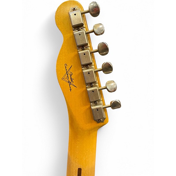 Used 2022 Fender CUSTOM SHOP 1959 CUSTOM RELIC RELIC BLACK Solid Body Electric Guitar