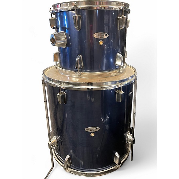 Used Percussion Plus 5 Piece 5 piece  Blue Drum Kit