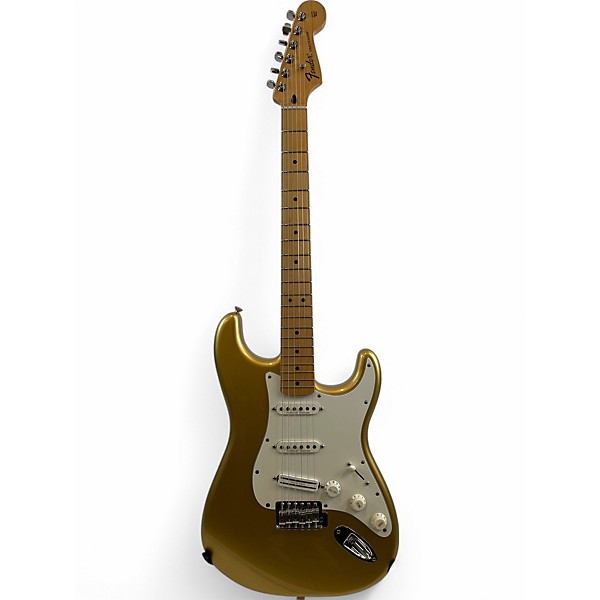 Used 2013 Fender FSR Stratocaster Aztec Gold Solid Body Electric Guitar