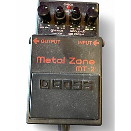 Used BOSS MT2 Metal Zone Distortion Effect Pedal