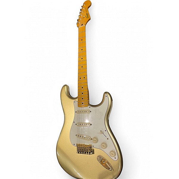 Used Squier 60th Anniversary Classic Vibe 50s Stratocaster Aztec Gold Solid Body Electric Guitar