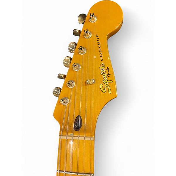 Used Squier 60th Anniversary Classic Vibe 50s Stratocaster Aztec Gold Solid Body Electric Guitar