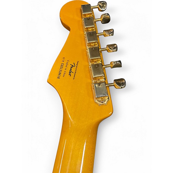Used Squier 60th Anniversary Classic Vibe 50s Stratocaster Aztec Gold Solid Body Electric Guitar