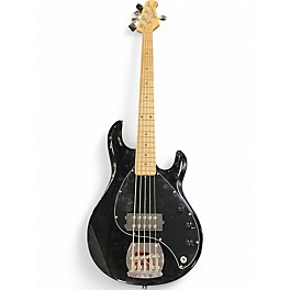 Used Sterling by Music Man StingRay 5 Black Electric Bass Guitar