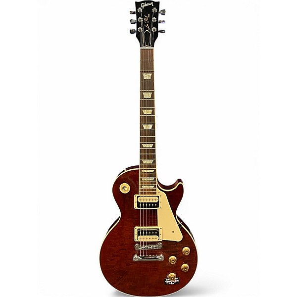 Used 2013 Gibson Les Paul Standard Crimson Red Trans Solid Body Electric Guitar