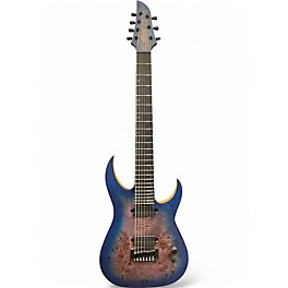 Used Schecter Guitar Research KM-7 MKIII ARTIST BLUE CRIMSON FADE Solid Body Electric Guitar