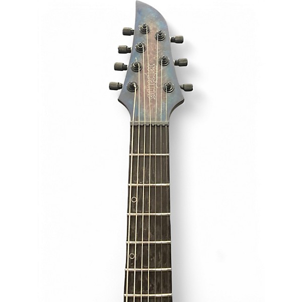 Used Schecter Guitar Research KM-7 MKIII ARTIST BLUE CRIMSON FADE Solid Body Electric Guitar