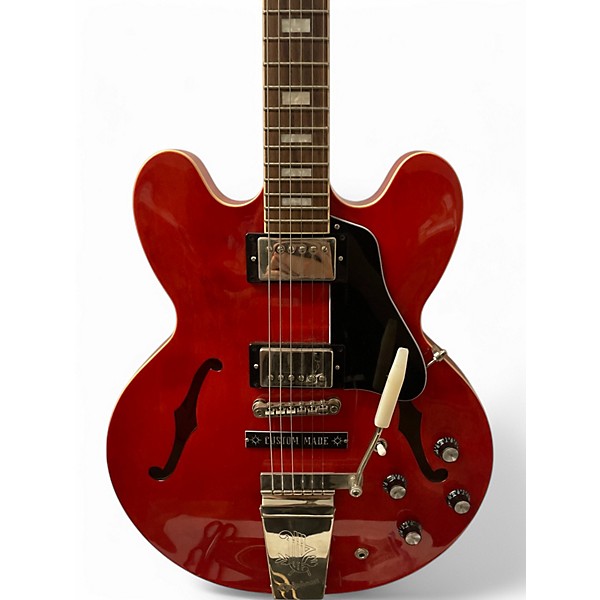 Used 2021 Epiphone Joe Bonamassa '62 ES-335 Sixties Cherry Hollow Body Electric Guitar