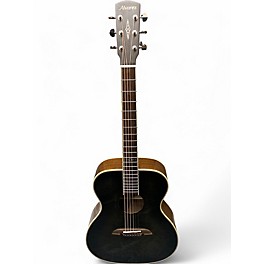 Used Alvarez AFH700WEOB Trans Black Acoustic Electric Guitar