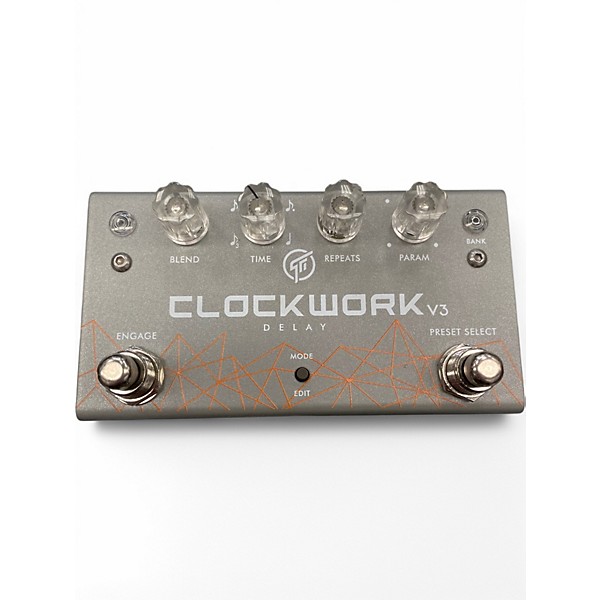 Used GFI Musical Products CLOCKWORK V3 DELAY Effect Pedal