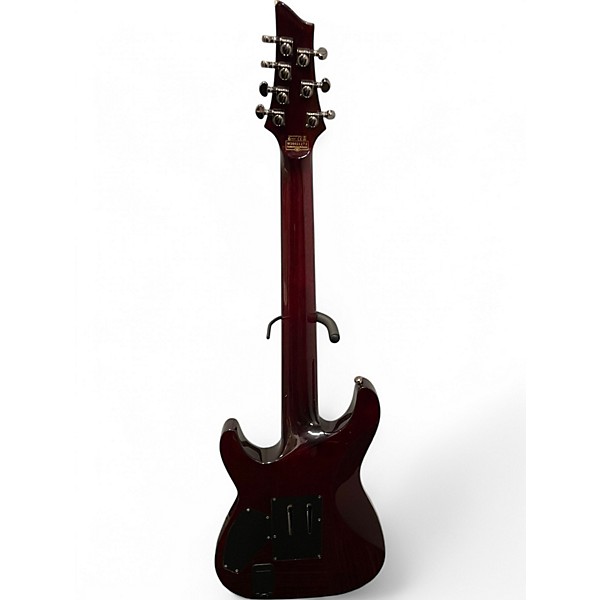 Used Schecter Guitar Research Hellraiser C7 Floyd Rose Red Solid Body Electric Guitar