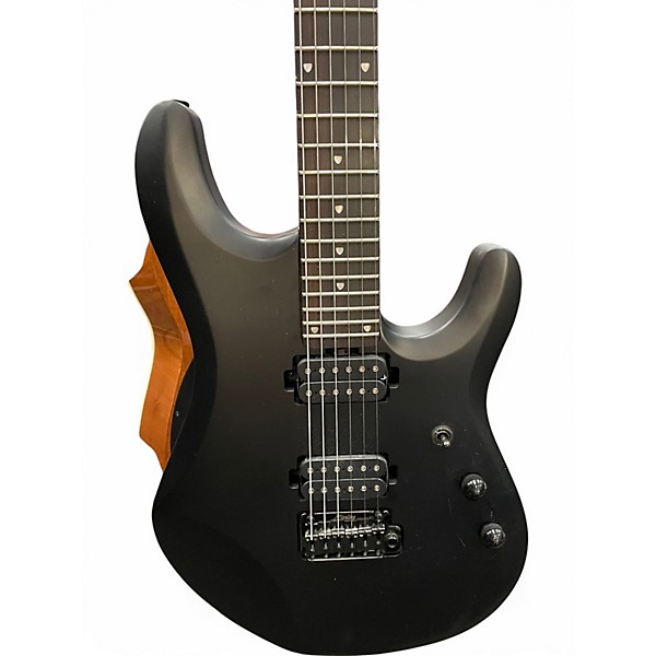 Used Sterling by Music Man JP60 John Petrucci Signature Black Solid Body Electric Guitar