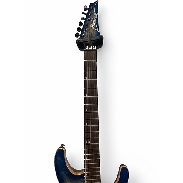 Used Ibanez S1070PBZ  Cerulean Blue Burst Solid Body Electric Guitar