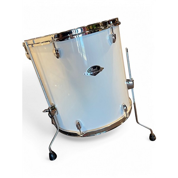 Used Pearl 5 Piece Export Alpine White Drum Kit
