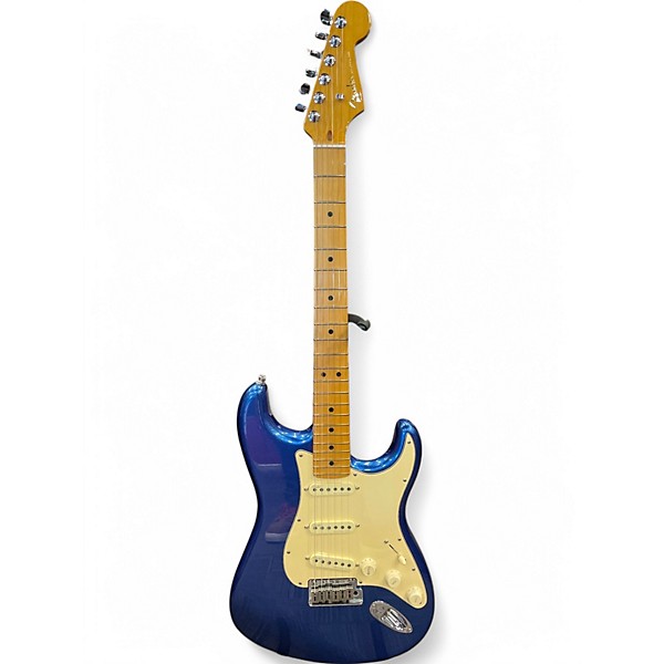 Used 2020 Fender American Ultra Stratocaster Cobra Blue Solid Body Electric Guitar