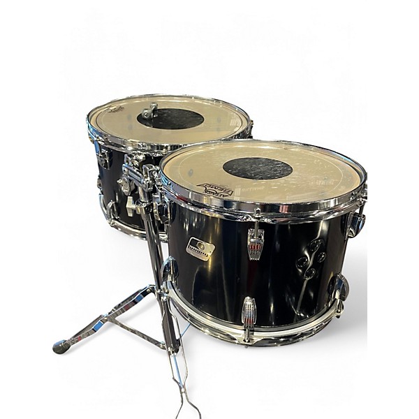 Used Ludwig 4 Piece Rocker Kit Black Drum Kit