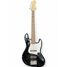 Used Squier Affinity Jazz Bass V 5 String Black Electric Bass Guitar