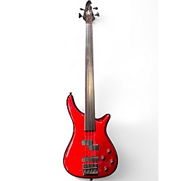 Used Rogue LX200BF Candy Apple Red Electric Bass Guitar