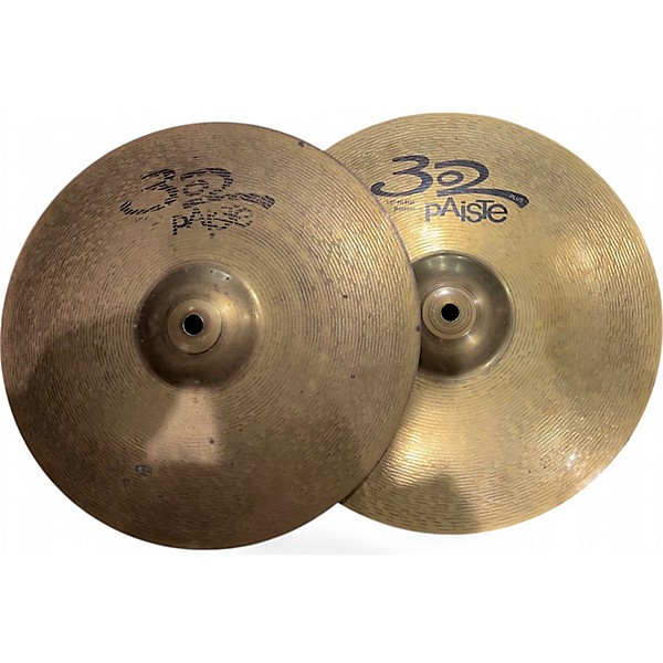 Used Paiste 13in 302 Hi Hat Pair Cymbal
