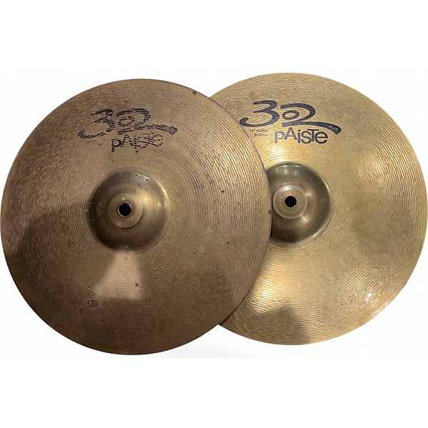 Used Paiste 13in 302 Hi Hat Pair Cymbal