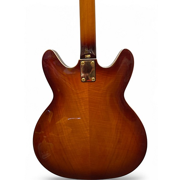 Used Hagstrom 67 VIKING 2 Vintage Sunburst Hollow Body Electric Guitar