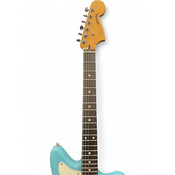 Used Fender Player II Jaguar Aquatone Blue Solid Body Electric Guitar