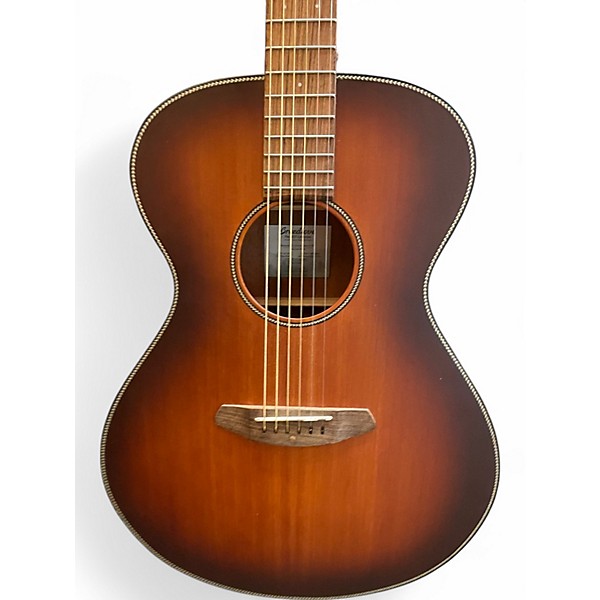 Used Breedlove Discovery S Concert African Mahogany Bourbon Acoustic Guitar