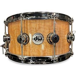 Used DW 6.5X14 Collector's Series Exotic Snare Natural LACQUER Drum