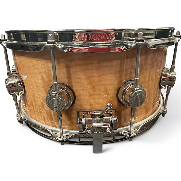 Used DW 6.5X14 Collector's Series Exotic Snare Natural LACQUER Drum