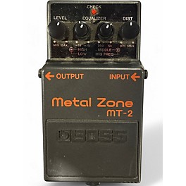 Used BOSS MT2 Metal Zone Distortion Effect Pedal