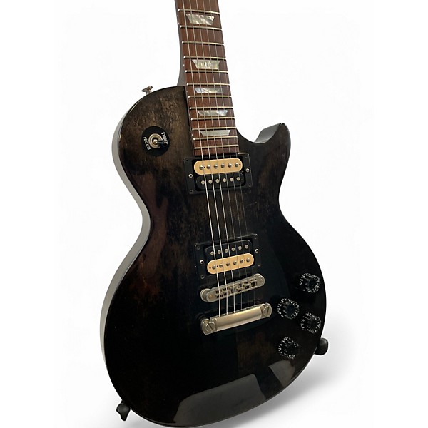 Used Gibson LPM 2015 TRANS EBONY Solid Body Electric Guitar