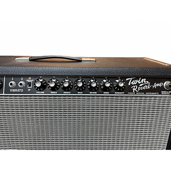 Used Fender Vintage Reissue 1965 Twin Reverb Tube Guitar Combo Amp