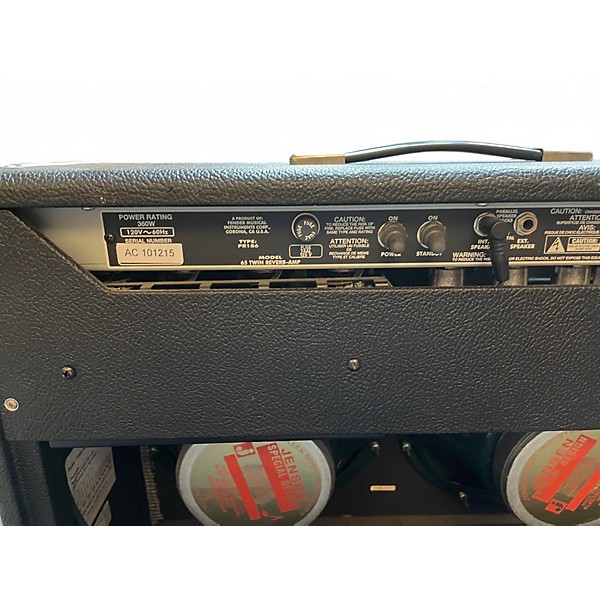 Used Fender Vintage Reissue 1965 Twin Reverb Tube Guitar Combo Amp