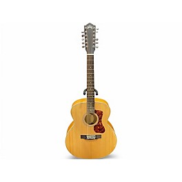 Used Guild F2512E Natural 12 String Acoustic Electric Guitar