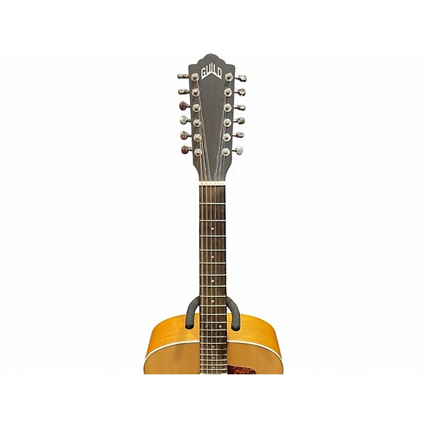 Used Guild F2512E Natural 12 String Acoustic Electric Guitar