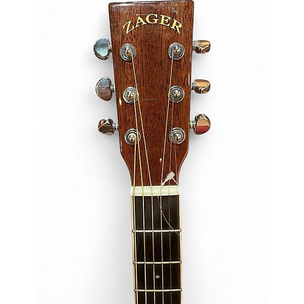 Used 2020s Zager ZAD-50CE Natural Acoustic Electric Guitar