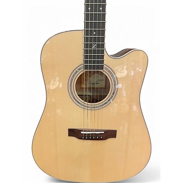 Used 2020s Zager ZAD-50CE Natural Acoustic Electric Guitar