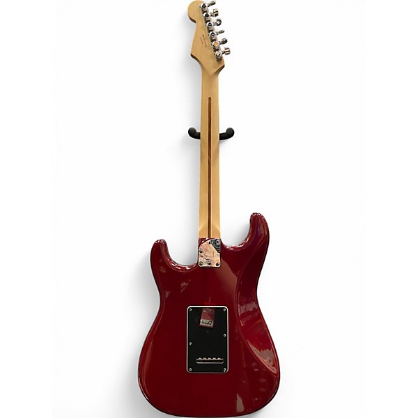Used 2009 Fender American Select Stratocaster Trans Crimson Red Solid Body Electric Guitar