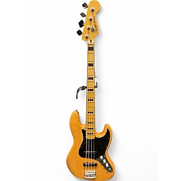 Used Squier Classic Vibe 70s Jazz Bass Natural Electric Bass Guitar