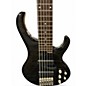 Used 2010s Ibanez BTB406 6 String Trans Black Electric Bass Guitar