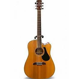 Used Alvarez AD60SC Natural Acoustic Electric Guitar