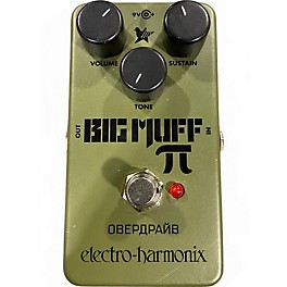 Used Electro-Harmonix Green Russian Big Muff Pi Fuzz Effect Pedal