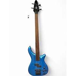 Used Rogue LX200BF Series III Blue Electric Bass Guitar