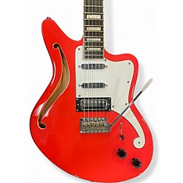 Used D'Angelico Premier Series Bedford SH Fiesta Red Hollow Body Electric Guitar