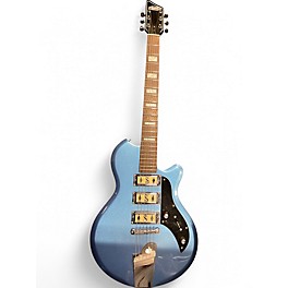 Used Supro 2030BM Hampton OCEAN BLUE METALLIC Solid Body Electric Guitar