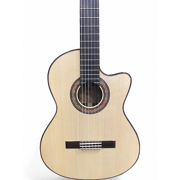Used Alvarez Yairi Masterworks CYM70C Natural Classical Acoustic Electric Guitar