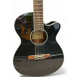 Used Ibanez AEG10II Black Acoustic Electric Guitar