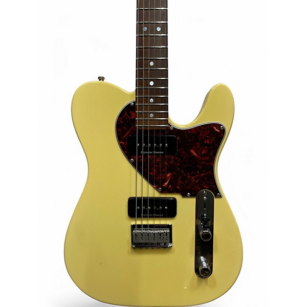 Vintage 1995 Fender Custom Shop Telecaster JR Vintage White Solid Body Electric Guitar